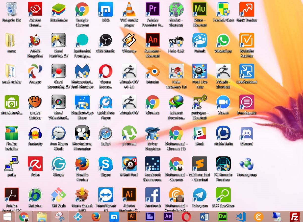 My Desktop Screen Shot